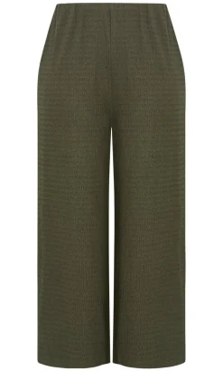 Brianna Wide Leg Pant - khaki