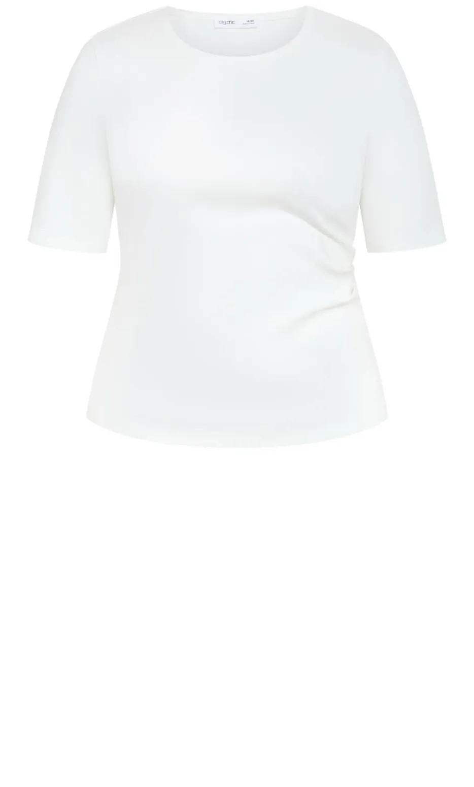Cinched Side Top - ivory