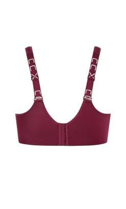 Contour Underwire Sports Bra - dark cherry