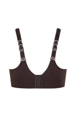 Contour Underwire Sports Bra - chocolate
