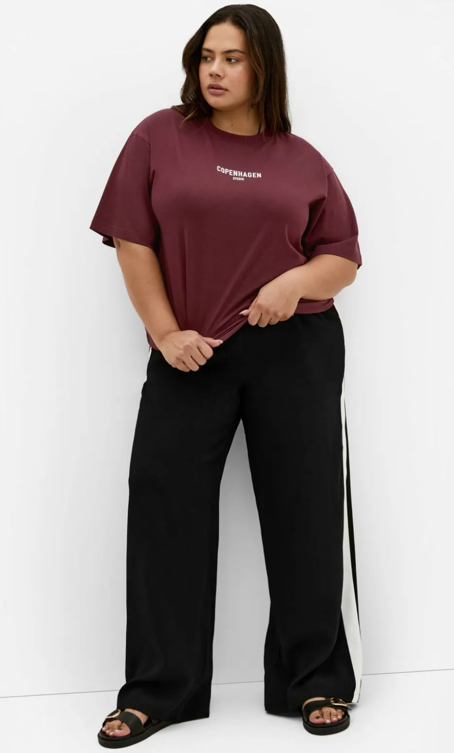 Copenhagen Studio Cotton Tee - wildberry