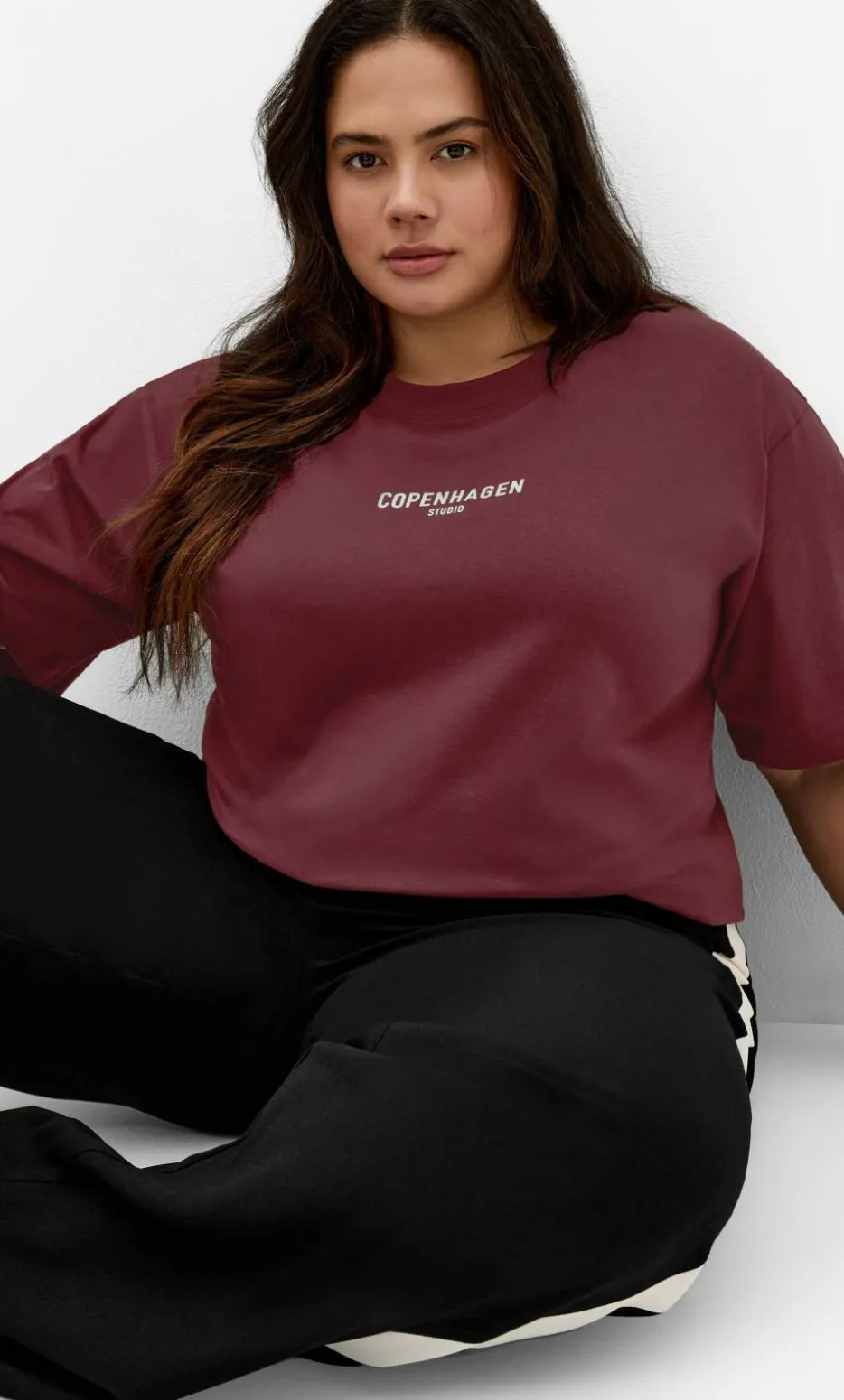Copenhagen Studio Cotton Tee - wildberry