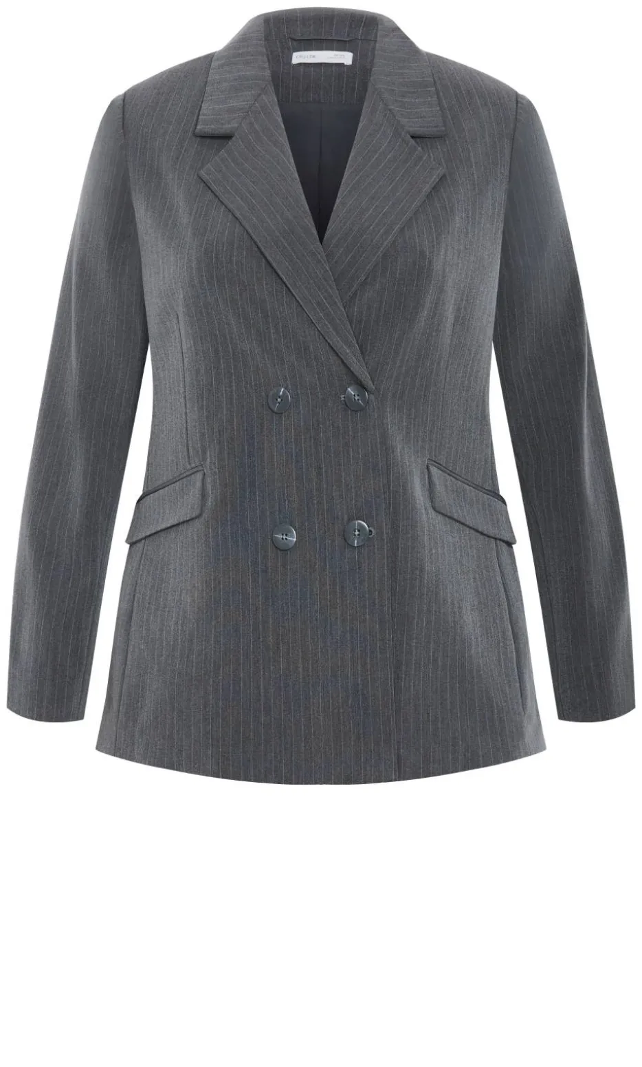 Cora Blue Stripe Blazer - grey
