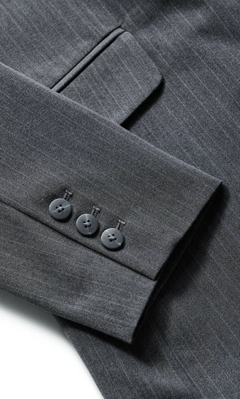 Cora Blue Stripe Blazer - grey