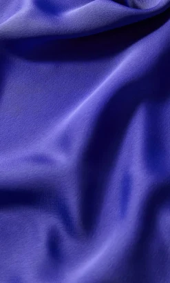 Cowl Neck Satin Cami - royal purple