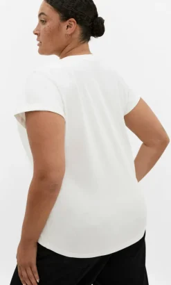 Davina Cotton Tee - ivory