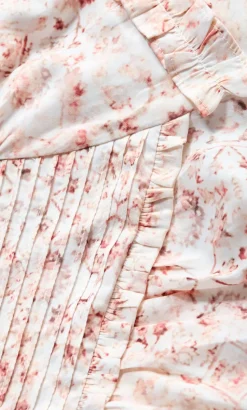 Desert Print Long Sleeve Shirt - pale blush