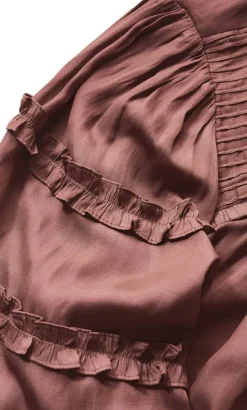 Drama Queen Long Sleeve Shirt - cinnamon