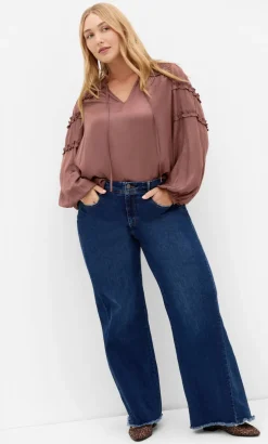 Drama Queen Long Sleeve Shirt - cinnamon
