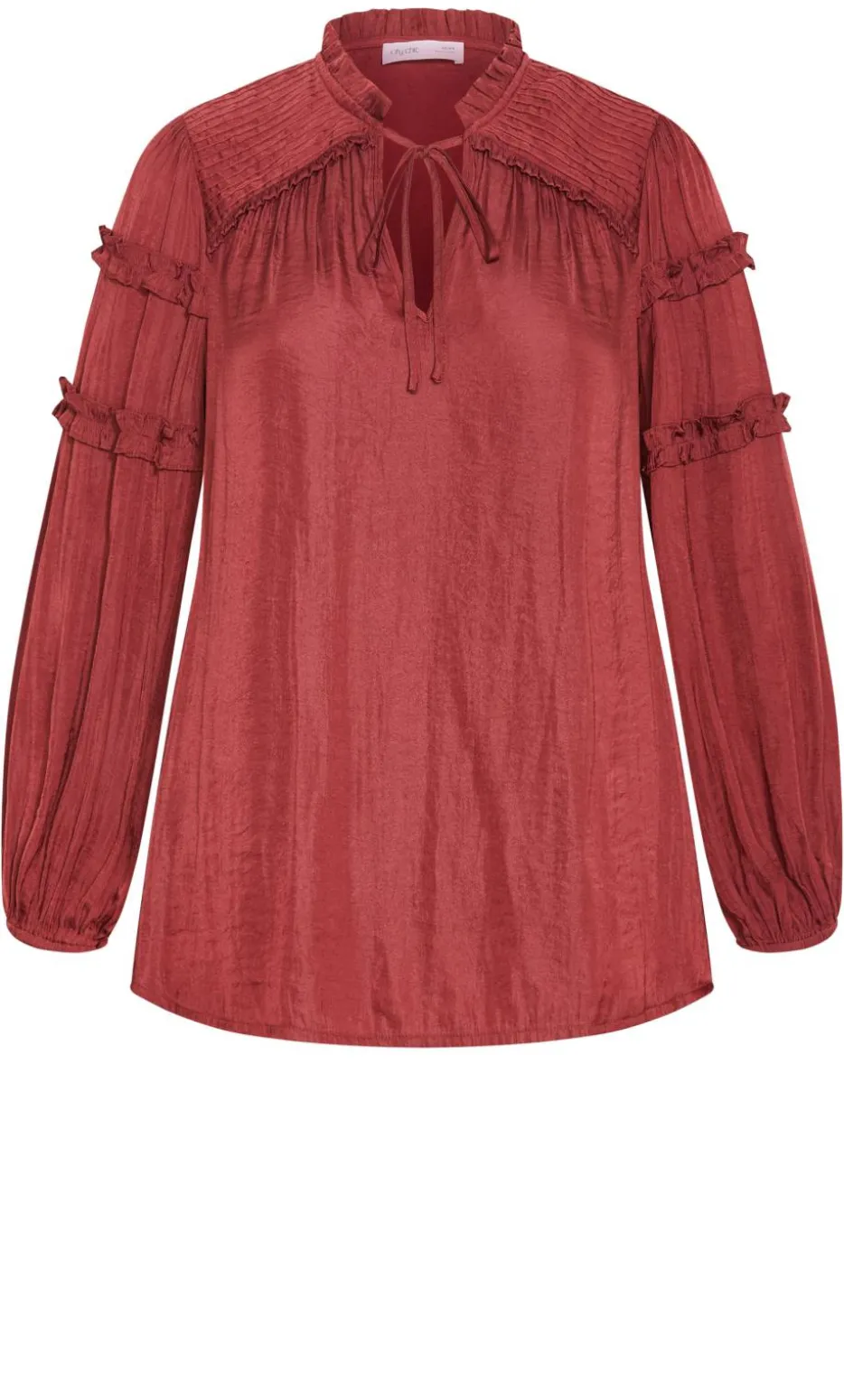 Drama Queen Long Sleeve Shirt - sienna