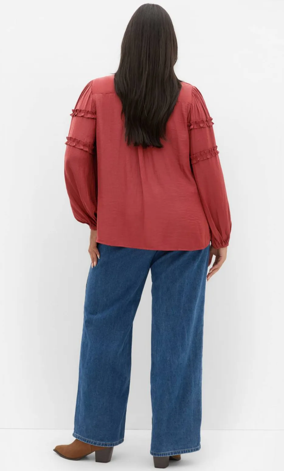 Drama Queen Long Sleeve Shirt - sienna