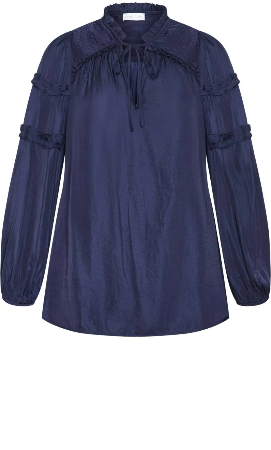 Drama Queen Long Sleeve Shirt - navy