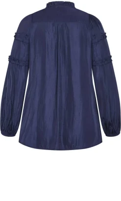 Drama Queen Long Sleeve Shirt - navy