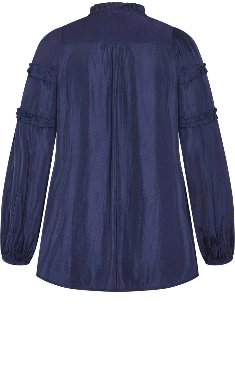 Drama Queen Long Sleeve Shirt - navy