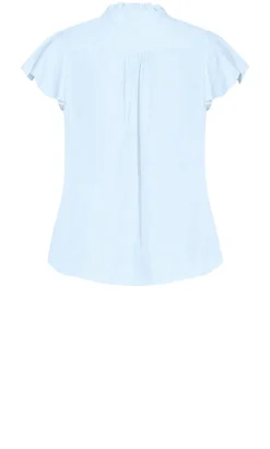 Drama Queen Short Sleeve Shirt - sky blue