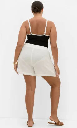 Elly Cotton Short - ivory