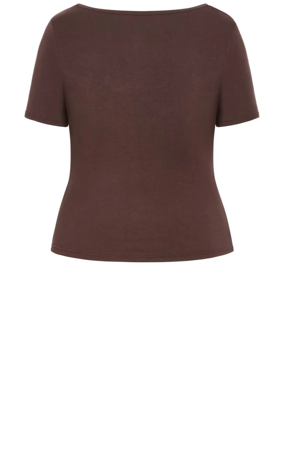 Everyday Scoop Tee - chocolate
