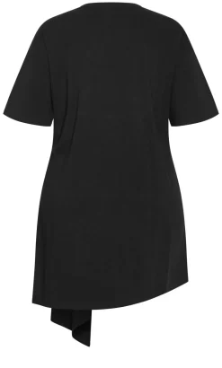 Fashion Tee Mini Dress - black