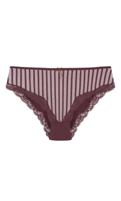 Fifi Hi Waist Shorty - bordeaux