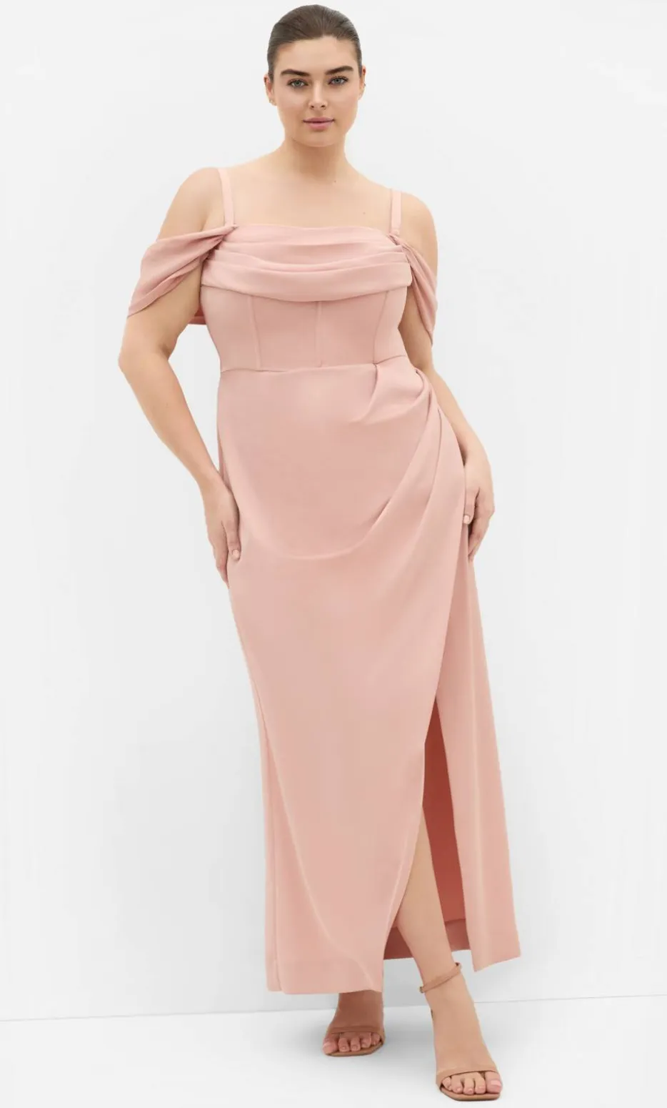 Forbidden Love Maxi Dress - ballet pink