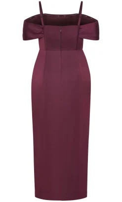 Forbidden Love Maxi Dress - mulberry