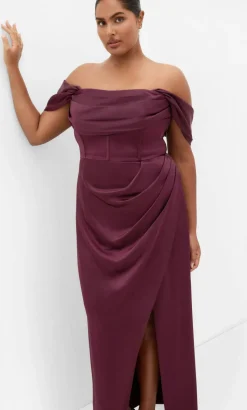 Forbidden Love Maxi Dress - mulberry