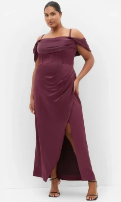 Forbidden Love Maxi Dress - mulberry