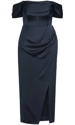 Forbidden Love Maxi Dress - navy