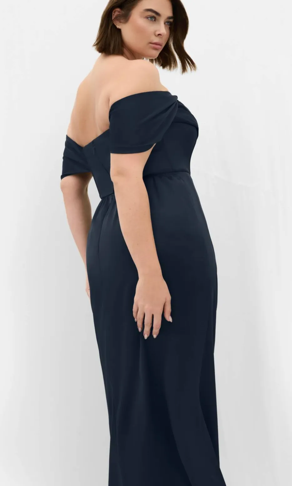 Forbidden Love Maxi Dress - navy