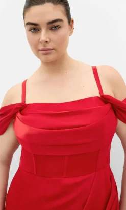 Forbidden Love Maxi Dress - red