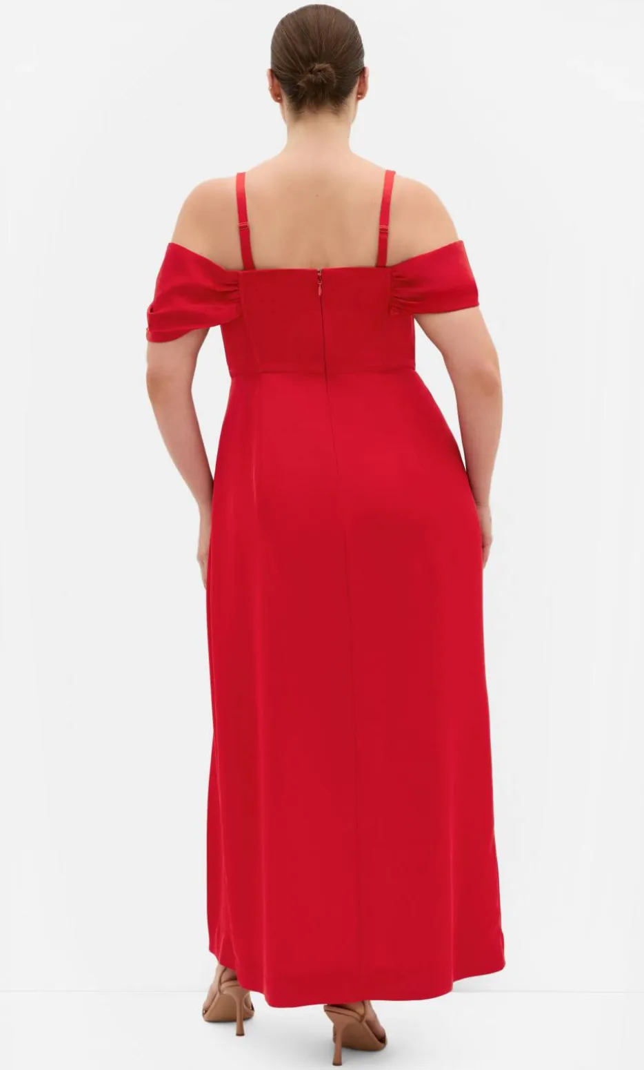 Forbidden Love Maxi Dress - red