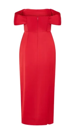 Forbidden Love Maxi Dress - red