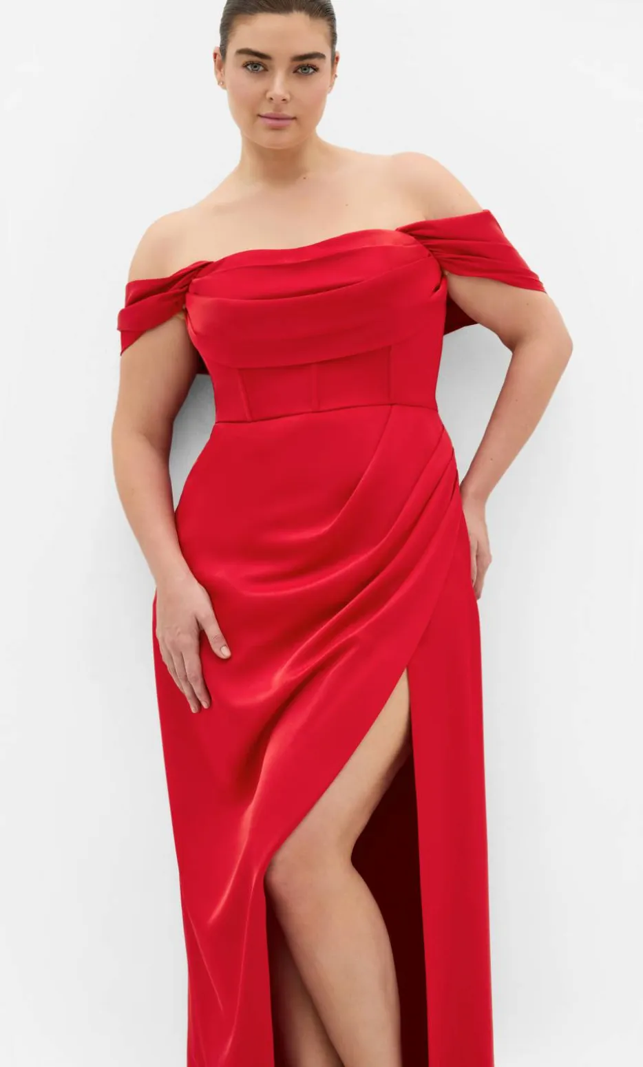 Forbidden Love Maxi Dress - red