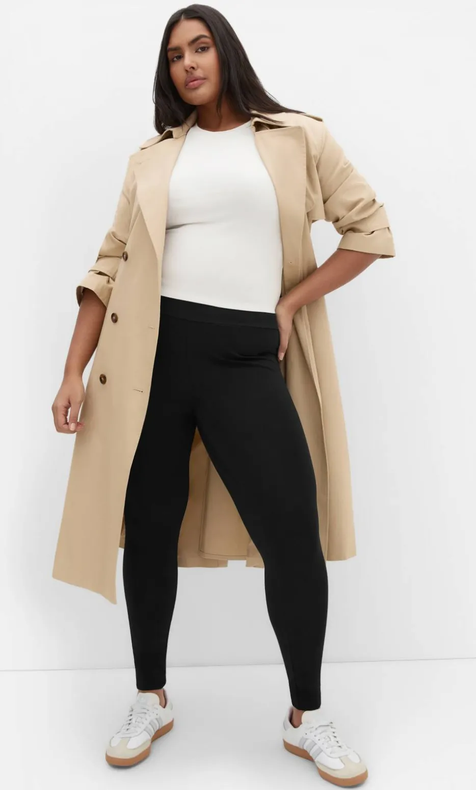 Full Length Wide Band Legging - black