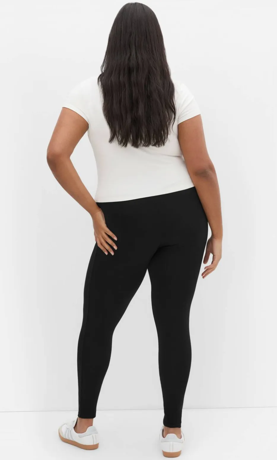Full Length Wide Band Legging - black