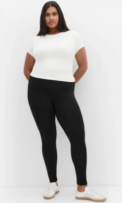 Full Length Wide Band Legging - black
