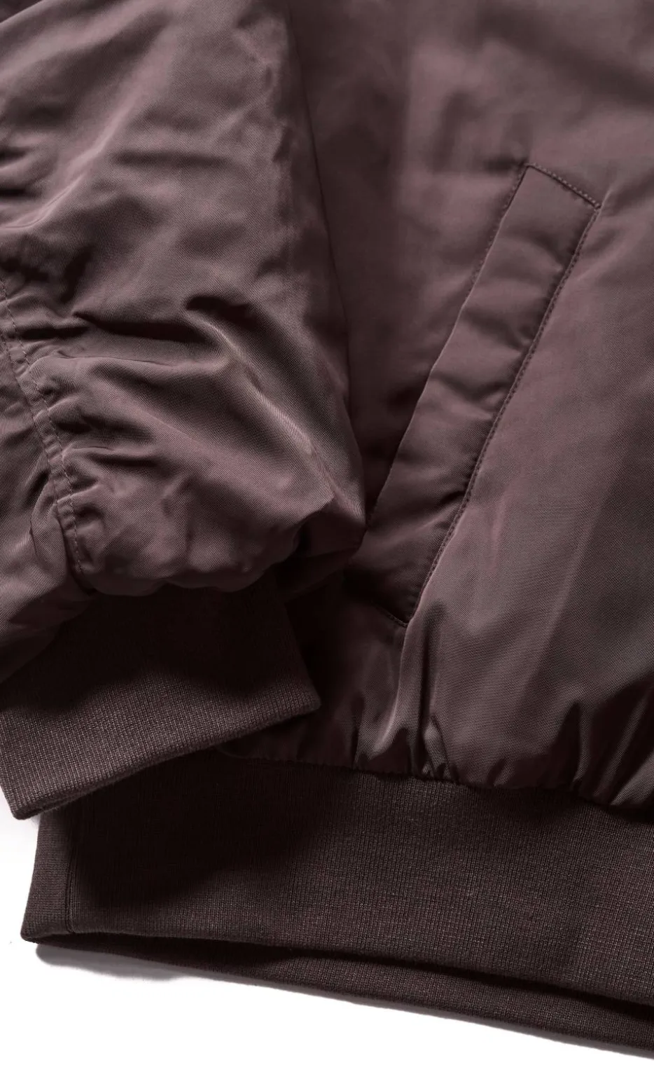 Gia Puffer Bomber Jacket - espresso