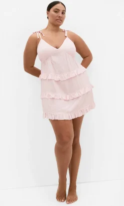 Gigi Gingham Sleep Chemise - pink