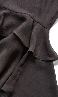 Glam Frill Top - espresso