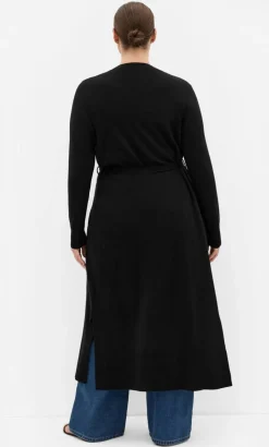 Goldie Longline Knit Cardigan - black