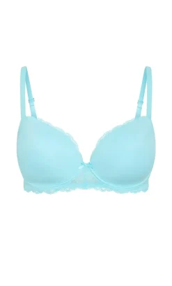 Hailey Demi T-Shirt Bra - blue tint