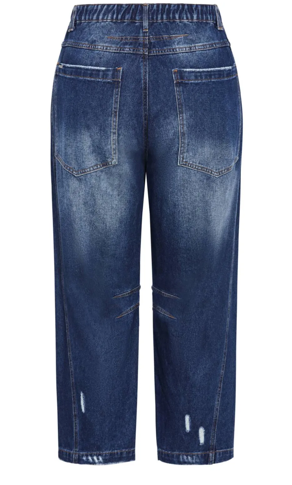 Harley Fit Bea Barrel Leg Jean - dark wash