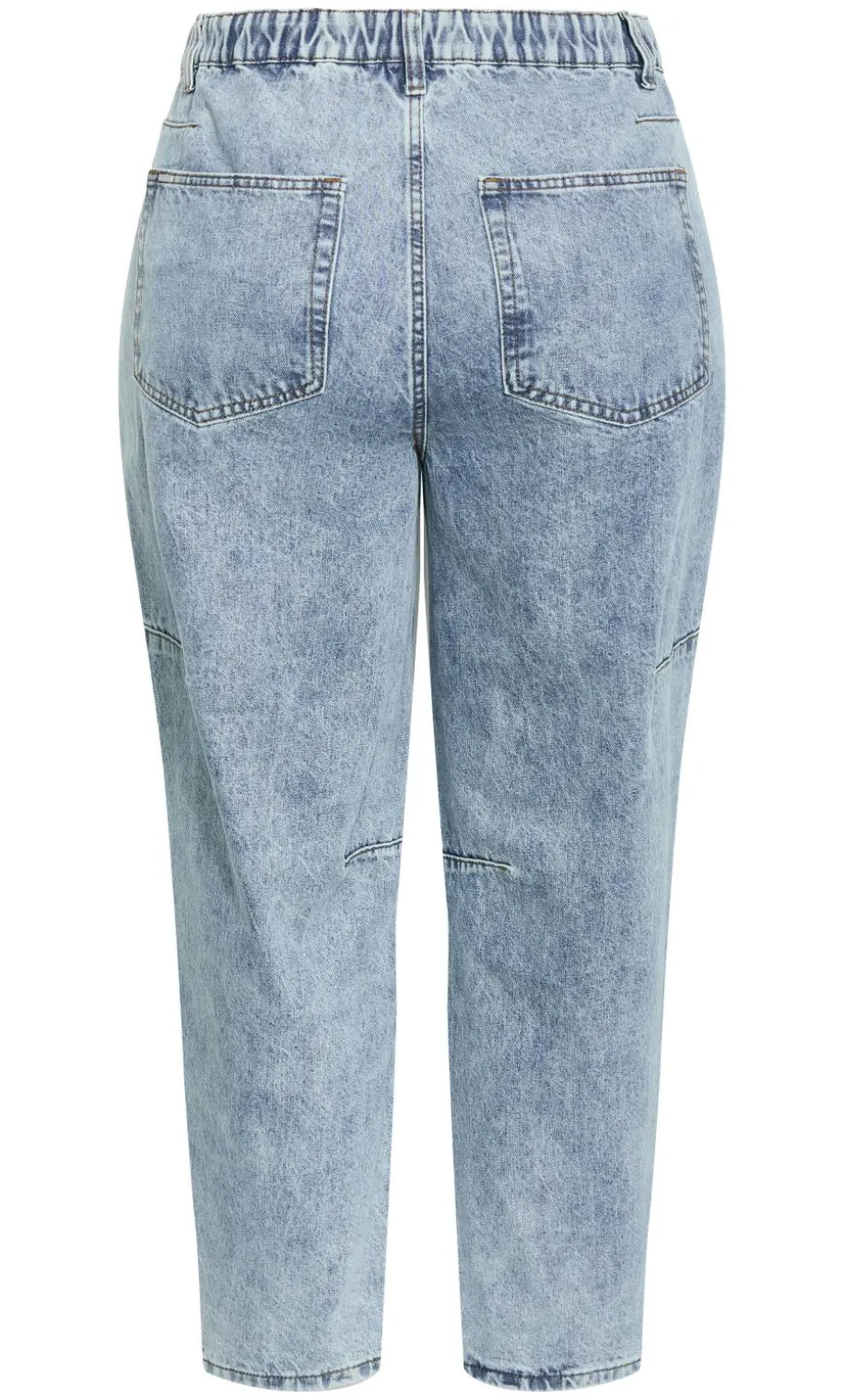 Harley Fit Bridget Barrel Ankle Grazer Jean - vintage mid wash