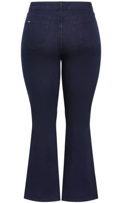 Harley Fit Carla Flare Leg Regular Jean - dark wash