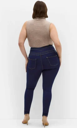 Harley Fit Corset Skinny Leg Regular Jean - dark wash