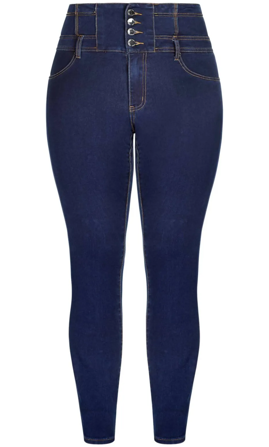 Harley Fit Corset Skinny Leg Regular Jean - dark wash