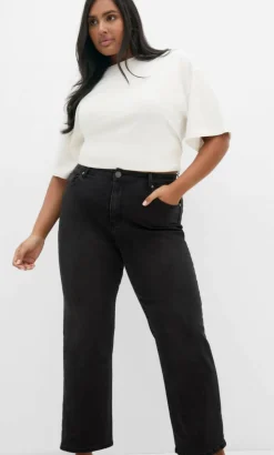 Harley Fit Dani Straight Leg Jean - black wash