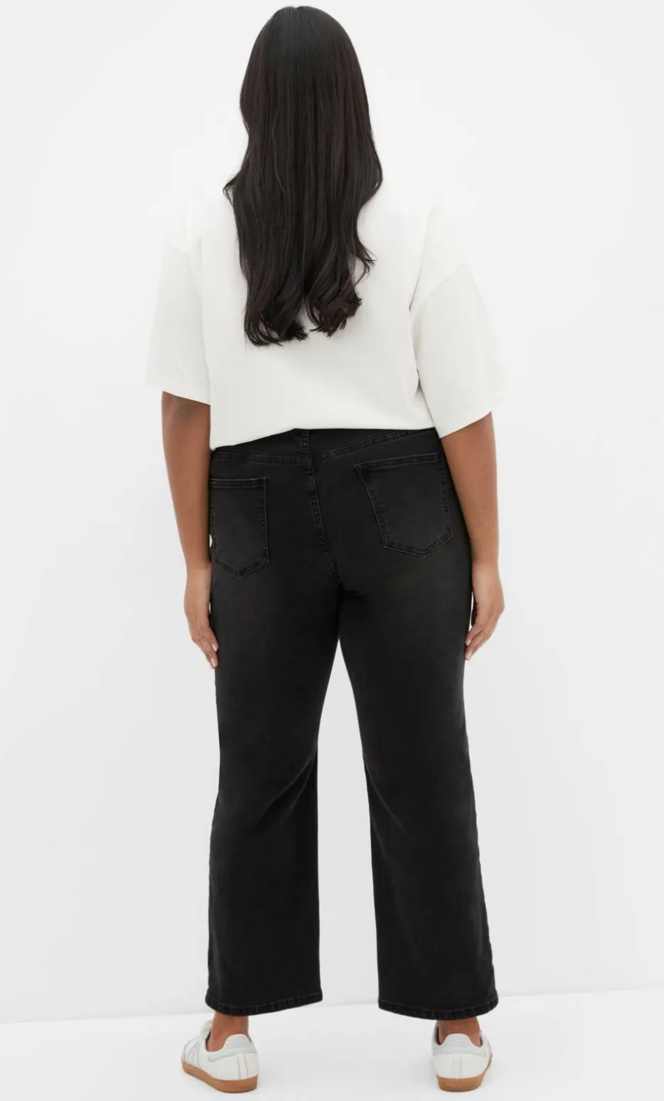 Harley Fit Dani Straight Leg Jean - black wash