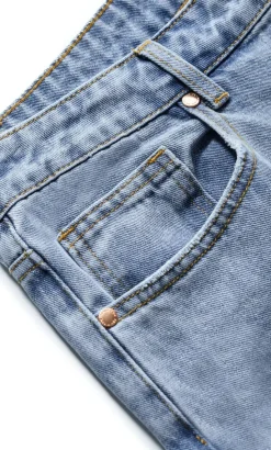 Harley Fit Hallie Wide Leg Jean - mid wash