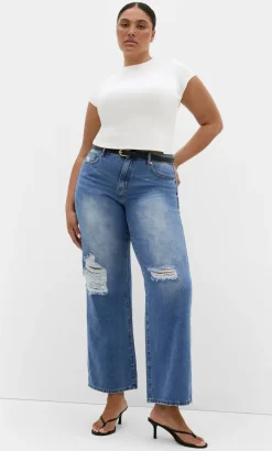Harley Fit Harriet Wide Leg Regular Jean - light wash